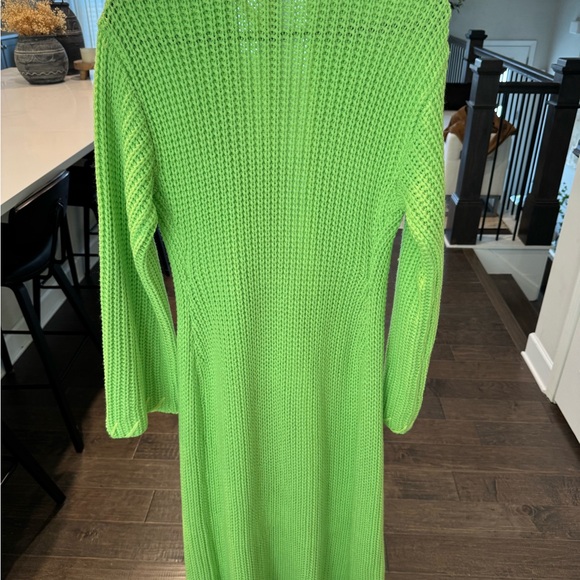 Hanifa Vibrant Green Women's Sweater - Picture 5 of 5
